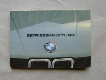 518 520i 525i 528i März 1981 E28 Betriebsanleitung