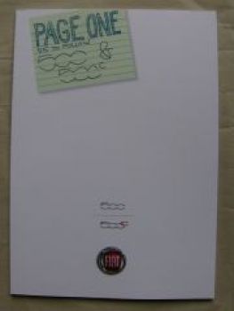Fiat 500 +C Page One 55 to Follow Prospekt Juni 2011 NEU