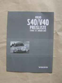 Volvo S40/V40 1. Januar 2001 NEU Rarität