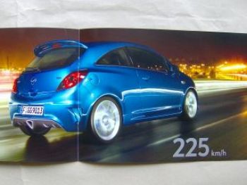 Opel Corsa OPC Prospekt Juni 2010 NEU