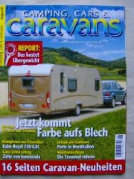 camping, cars & caravans 8/2005 Bürstner Belcanto,Trecento