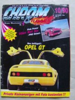 Chrom & Flammen 10/1990 Opel GT,Canonball,Volvo 242 Cabrio