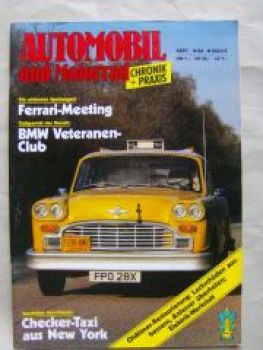 Automobil und Motorrad September 1984 Checker-Taxi