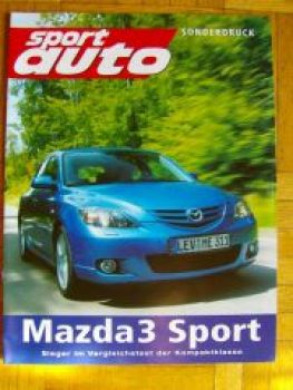 sport auto Mazda 3 Sport im Vergleichstest mit..