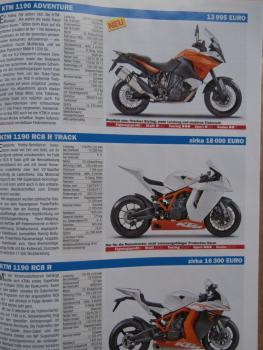 Motorrad Jahrbuch 2013 Alle Fakten alle Daten von 425 Motorräder Roller & Gespanne