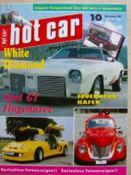 hot car 10/1990 Lumma Opel GT Flügeltürer,Feuerwehr Käfer