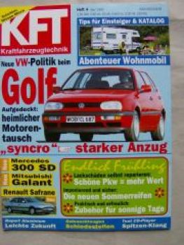 KFT 4/1993 VW Golf III, Mercedes 300 TD Turbo,911 Turbo,300SD W1