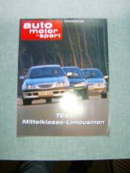 AMS 4/1998 Toyota Avensis 2.0 Linea Sol vs. Citroen Xantia 2.0i