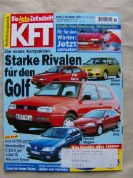 KFT 11/1995 Ford Mondeo im Dauertest, W202, A4 TDi
