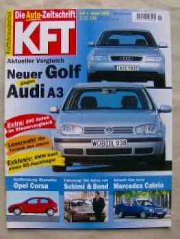 KFT 1/1998 Opel Corsa B,CLK Cabrio W208,Audi A6 Avant