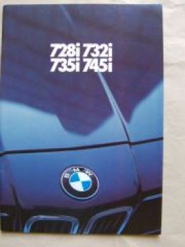 BMW 728i 732i 735i 745i E23 September 1980