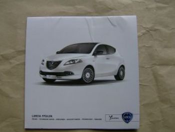Lancia Ypsilon Prospekt Juli 2011 +Preisliste