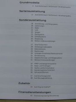 Audi A4 +Avant +S4 + allroad quattro August 2011 NEU