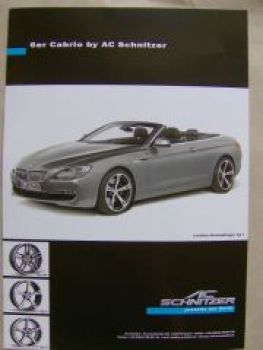 AC Schnitzer 6er Cabriolet F12 Prospekt Mai 2011 +Preisliste