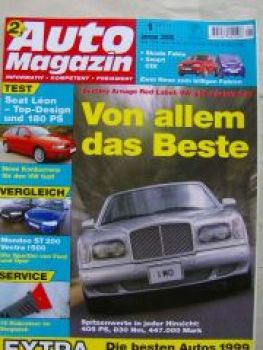 Auto Magazin 1/2000 Bentley Arnage Rad Label, VG: Mondeo ST200 v
