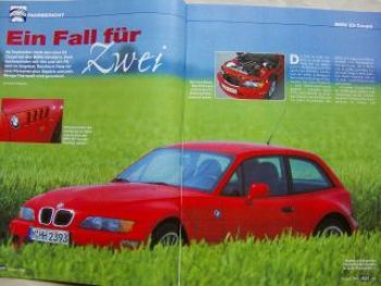 Auto Magazin 8/1998 BMW 328i E36 Cabriolet,BMW Z3 Coupè