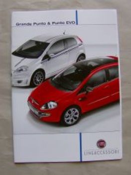 Fiat Grande Punto & Evo Lineaccessori Zubehör Juli 2010 NEU