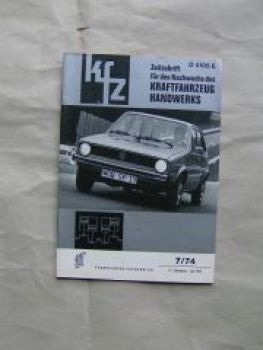 kfz Zeitschrift für den Nachwuchs des Kraftfahrzeug Handwerks 7/
