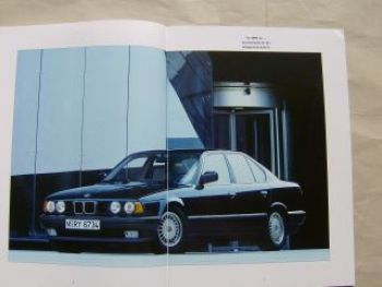 BMW 520i 525i 525ix 535i Limousine E34 März 1992