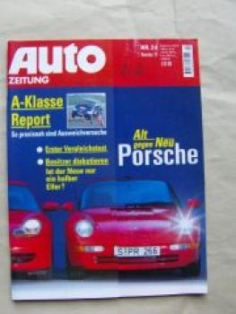 Auto Zeitung 24/1997 Porsche 911 vs.993 vs.996, Corvette, S4 qua