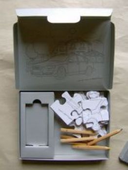 Audi A6 Limousine Vorstellung Puzzle+Buntstifte NEU