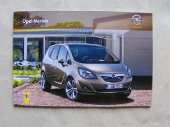 Opel Meriva Prospekt November 2010 +Preisliste 2011 NEU