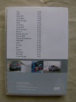 VW Produktfilme Fox Polo Golf +R32 Passat+R36 Jetta Touran Eos T