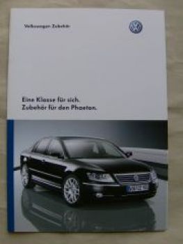 VW Phaeton Zubehör Prospekt Juli 2007  Rarität
