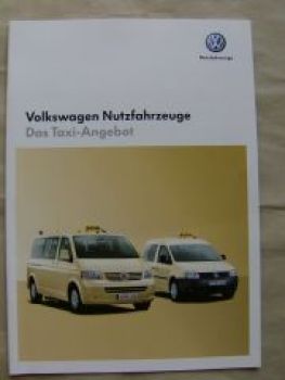 VW T1 T5 Caddy+Maxi TAXI Angebot Mai 2009 Rarität