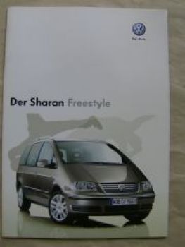 VW Sharan Freestyle Prospekt Oktober 2007 NEU