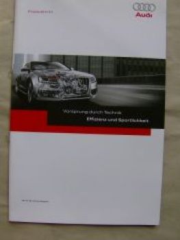 Audi Produktinfo Effizienz und Sportlichkeit TDI,FSI,TFSI,ASF,e