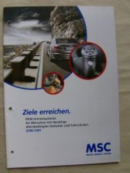 MSC PKW-Umrüstsysteme für Menschen mit Handicap 2008/2009