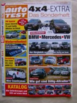 auto TEST 4x4 Extra Sonderheft 1/2011 BMW X5 E70,X3,Countryman,K