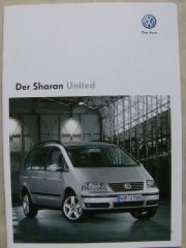 VW Sharan United Prospekt Mai 2009 NEU