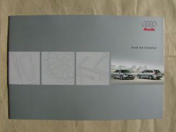 Audi A4 Limousine Avant Zubehör April 2008 NEU