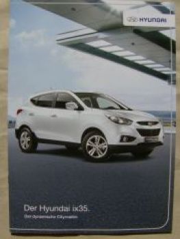 Hyundai ix35 Prospekt September 2011 +Preisliste NEU