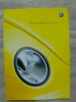 VW New Beetle en vogue Prospekt Juli 2001 NEU+Preisliste