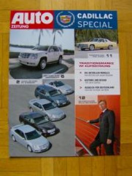 Auto Zeitung Cadillac Special XLR Escalade BLS CTS