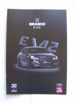 Brabus E V12 BR212 Prospekt Dezember 2010 NEU