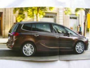 Opel Zafira Tourer Prospekt August 2011 NEU