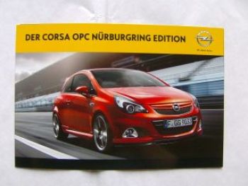 Opel Corsa OPC Nürburgring Edition August  2011 NEU