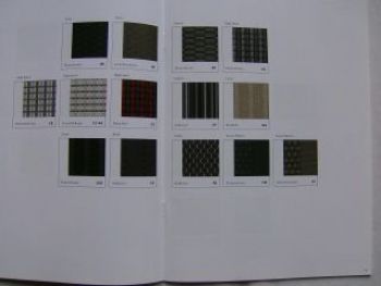 VW Lacke, Sitzbezüge und Dekore Modelljahr 2011 Intern