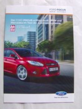 Auto Bild 32/2011 Ford Focus Special Assistenzsysteme NEU