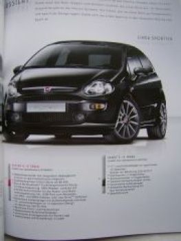 Fiat Punto +Sport +Racing August 2011 +Preisliste NEU