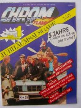 Chrom & Flammen 7/1987 Werners Amilschlitten,W116 Pickup, Zimmer