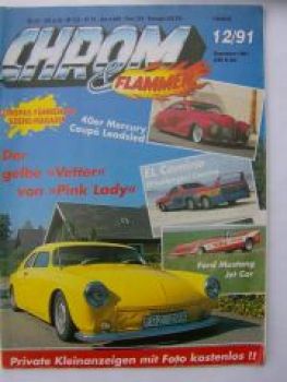 Chrom & Flammen 12/1991 Ford Mustang Jet Car, VW 1600TL