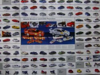 BMW Miniaturen 1/98 F1, E36, 2000, E24, E36, E31,E34,E46,M1 E26