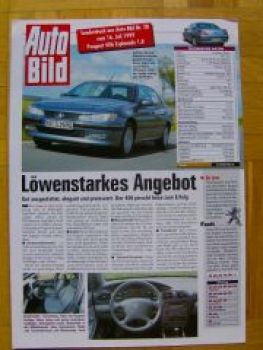 Auto Bild 28/1999 Peugeot 406 Esplanade 1.8
