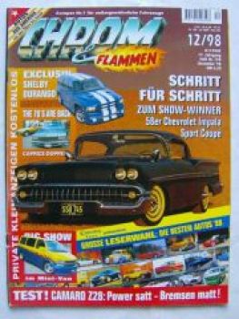 Chrom & Flammen 12/1998 Shelby Durango, 73er Datsun,Astro Van