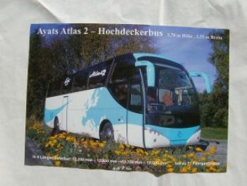 Ayats Atlas 2Doppelstockbus Steinborn Omnibus Prospektblatt